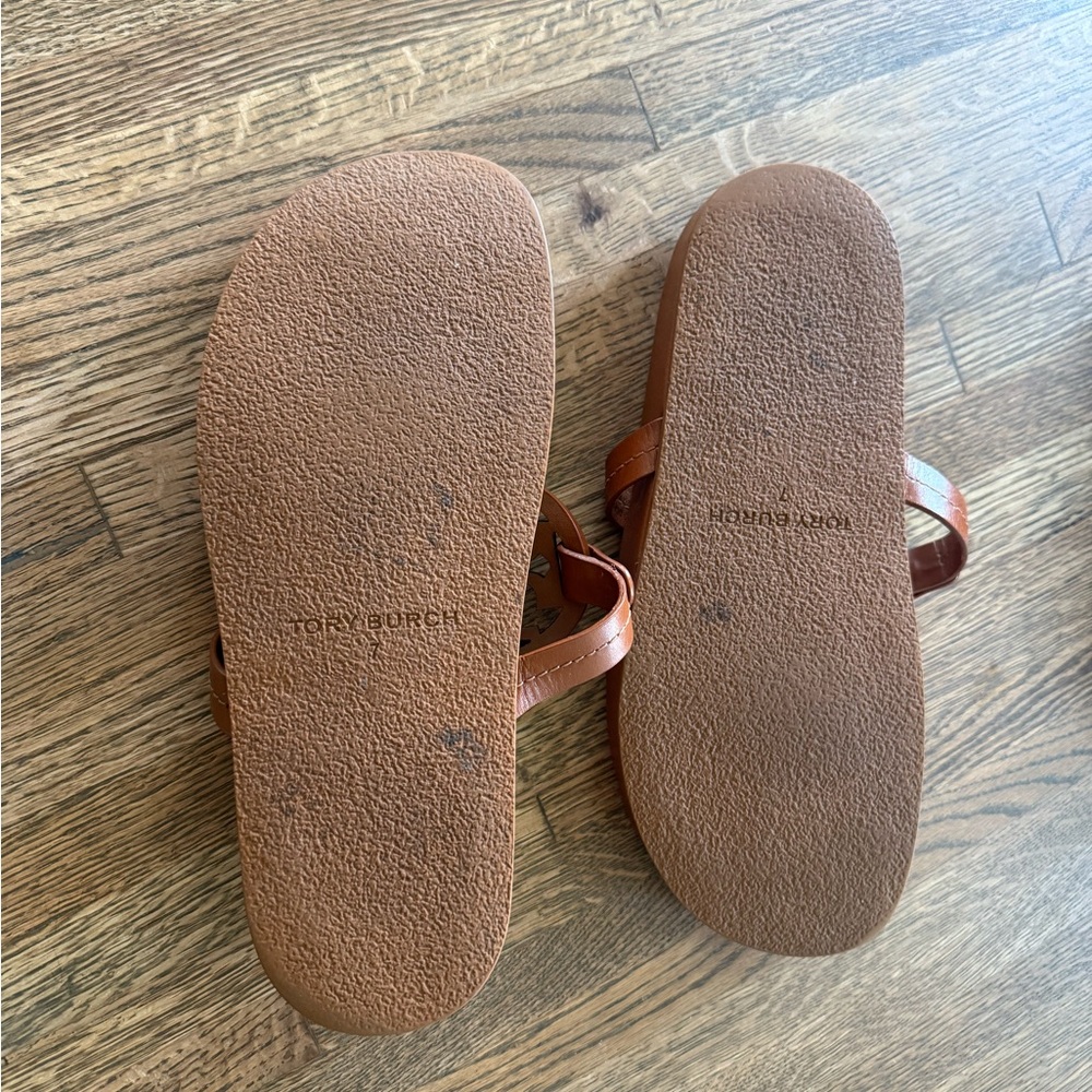 Tory Burch Bourbon Miele / Miller Cloud Women's Sandals Size 7 (MAKE OFFER) - Picture 4 of 7